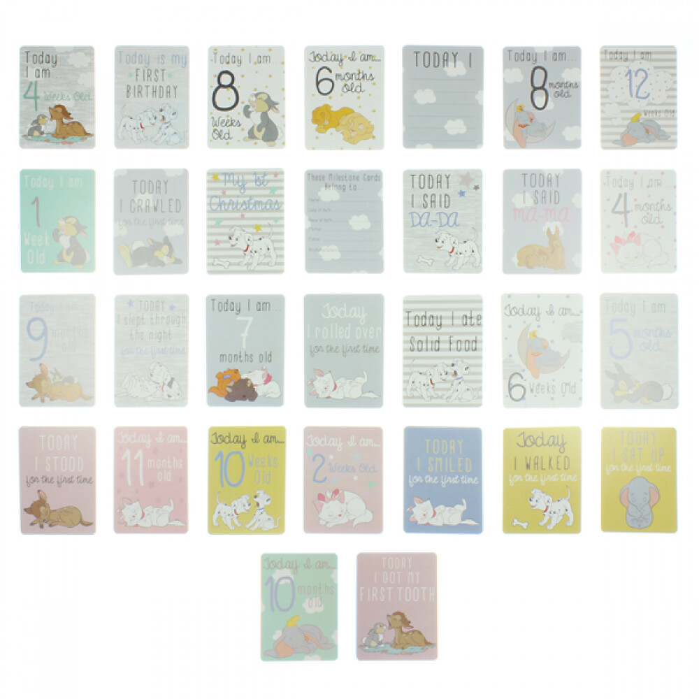 Magical Beginnings Milestone Cards