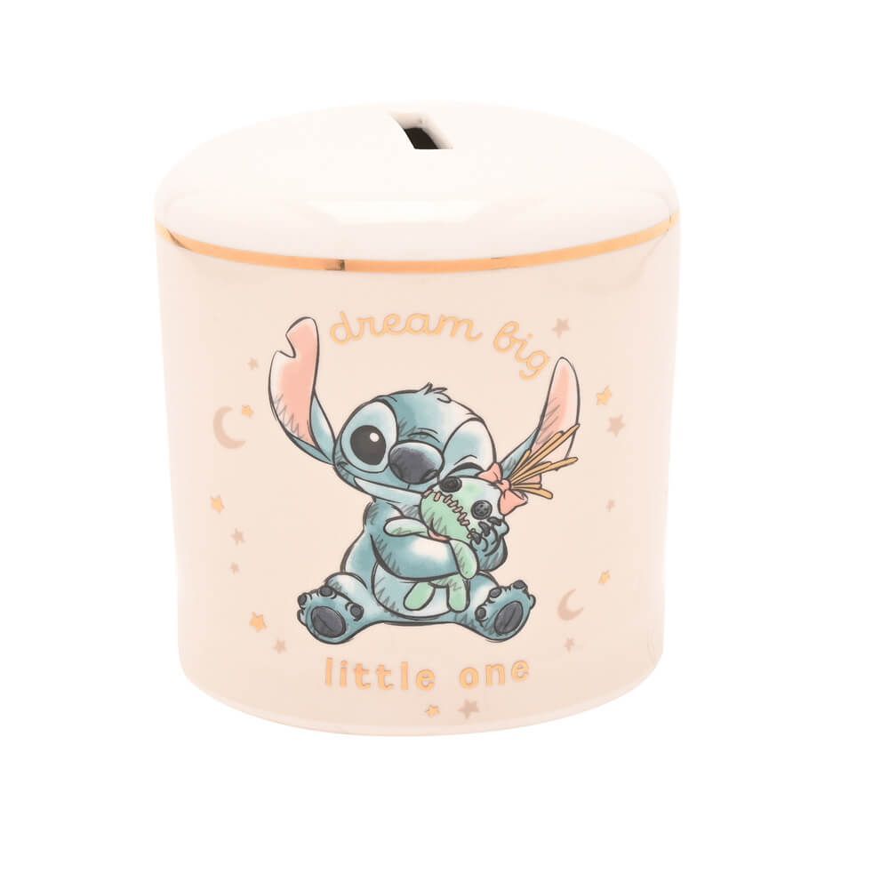 Magical Beginnings Stitch Ceramic Money Bank