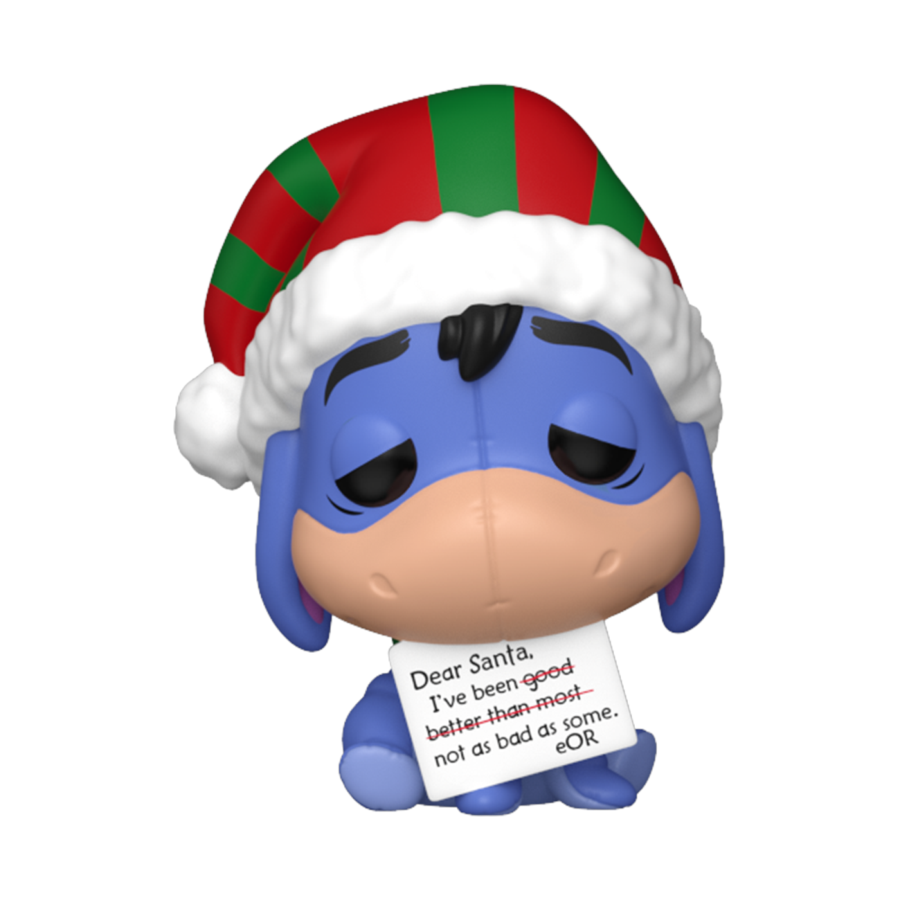 Funko - Winnie the Pooh - Eeyore Holiday Pocket Pop!