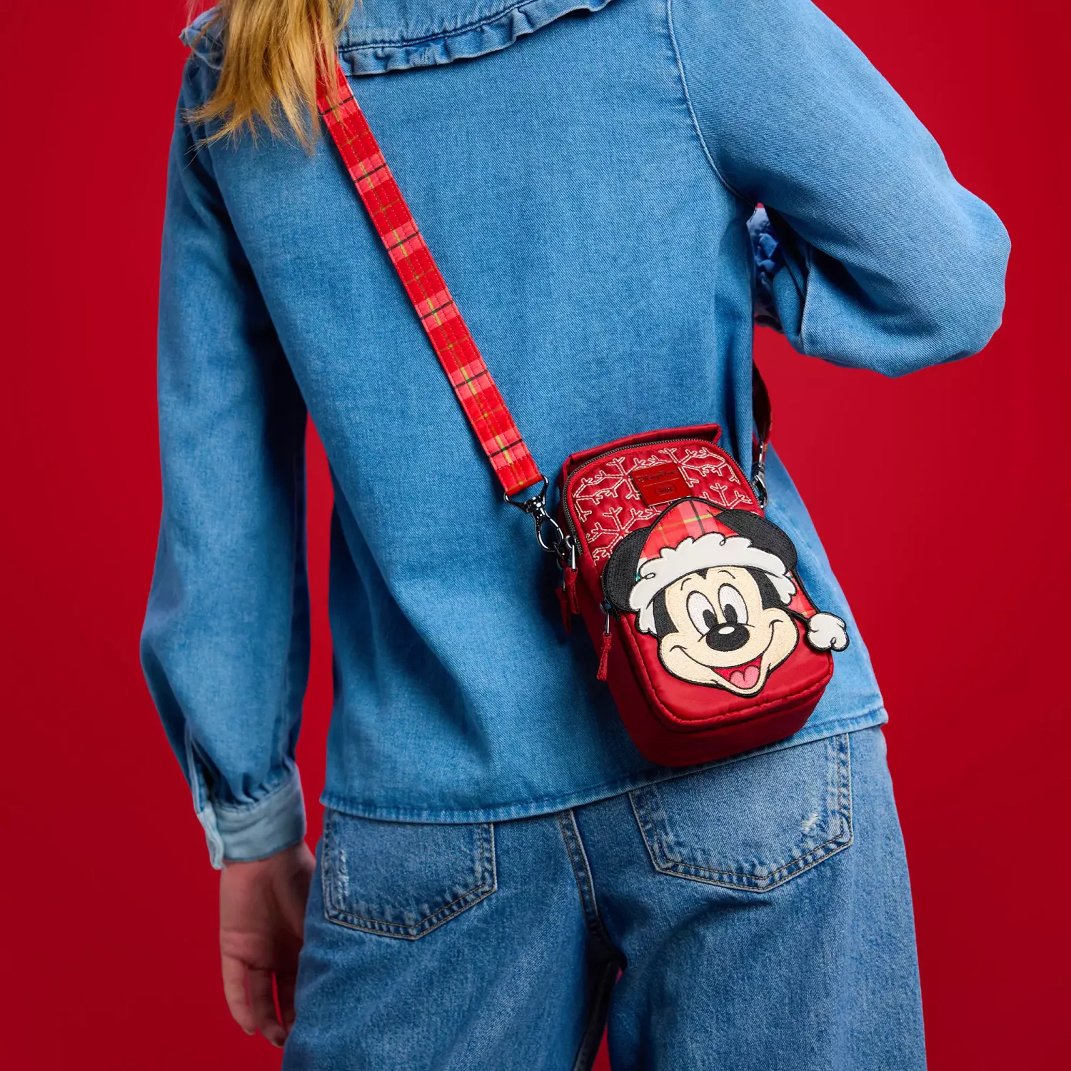 Mickey Mouse Holiday Convertible Crossbody Bag by Lug