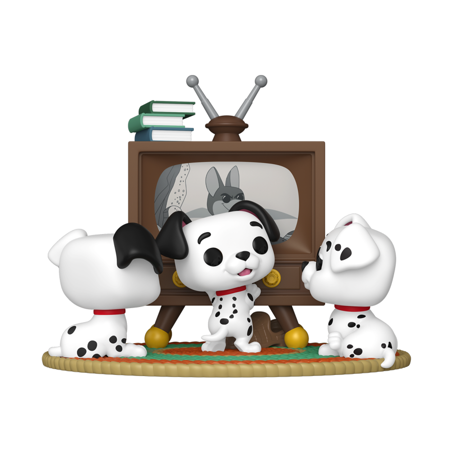 Funko 101 Dalmatians (1961) - Rolly, Patch &amp; Lucky with TV Pop! Moment