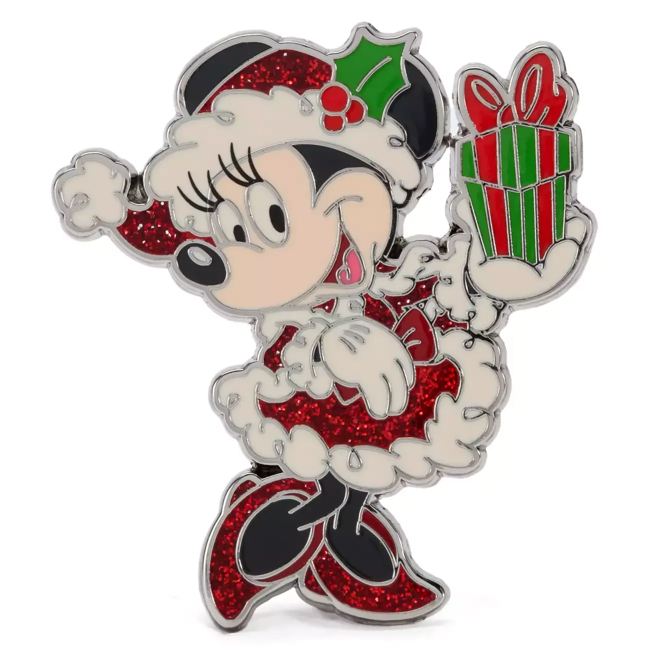 Mrs. Santa Minnie Mouse Holiday Pin