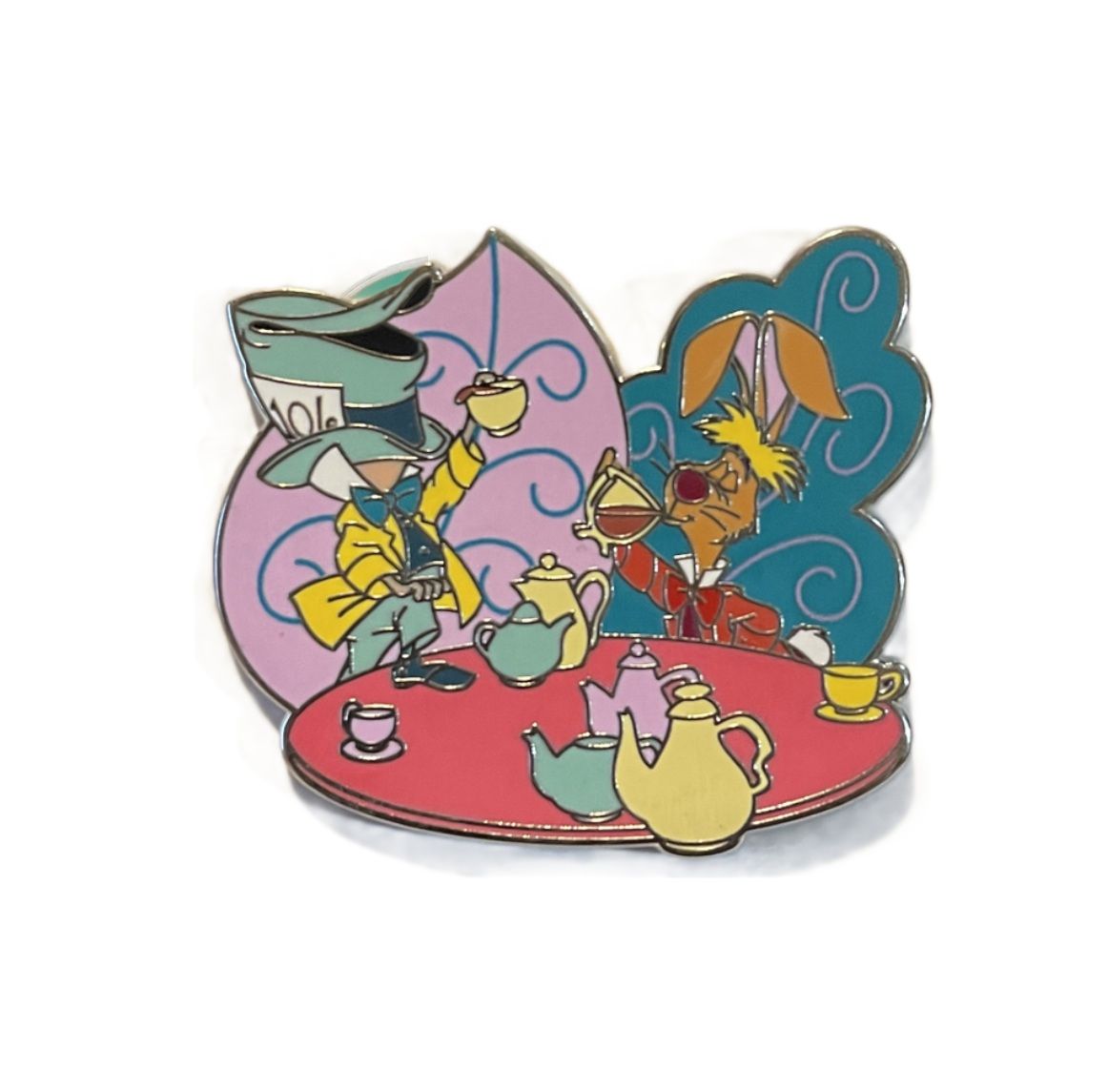 Mad Hatter and March Hare at Tea Party Pin