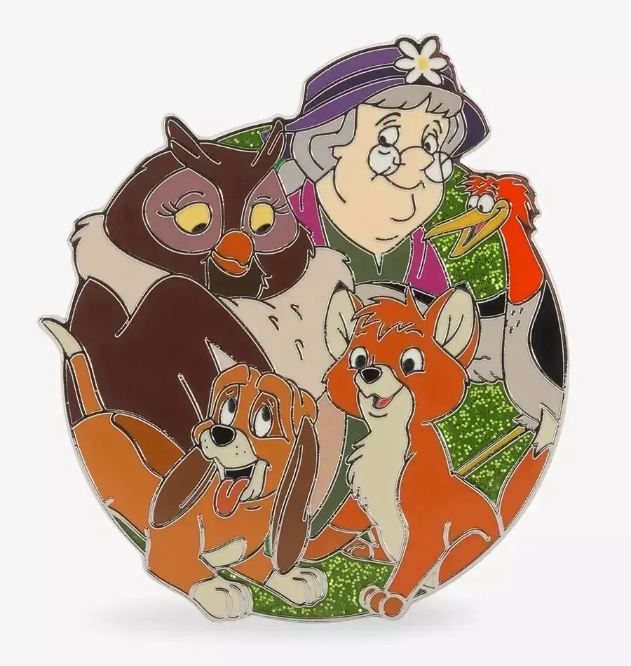 Fox and The Hound Cast Cluster Pin
