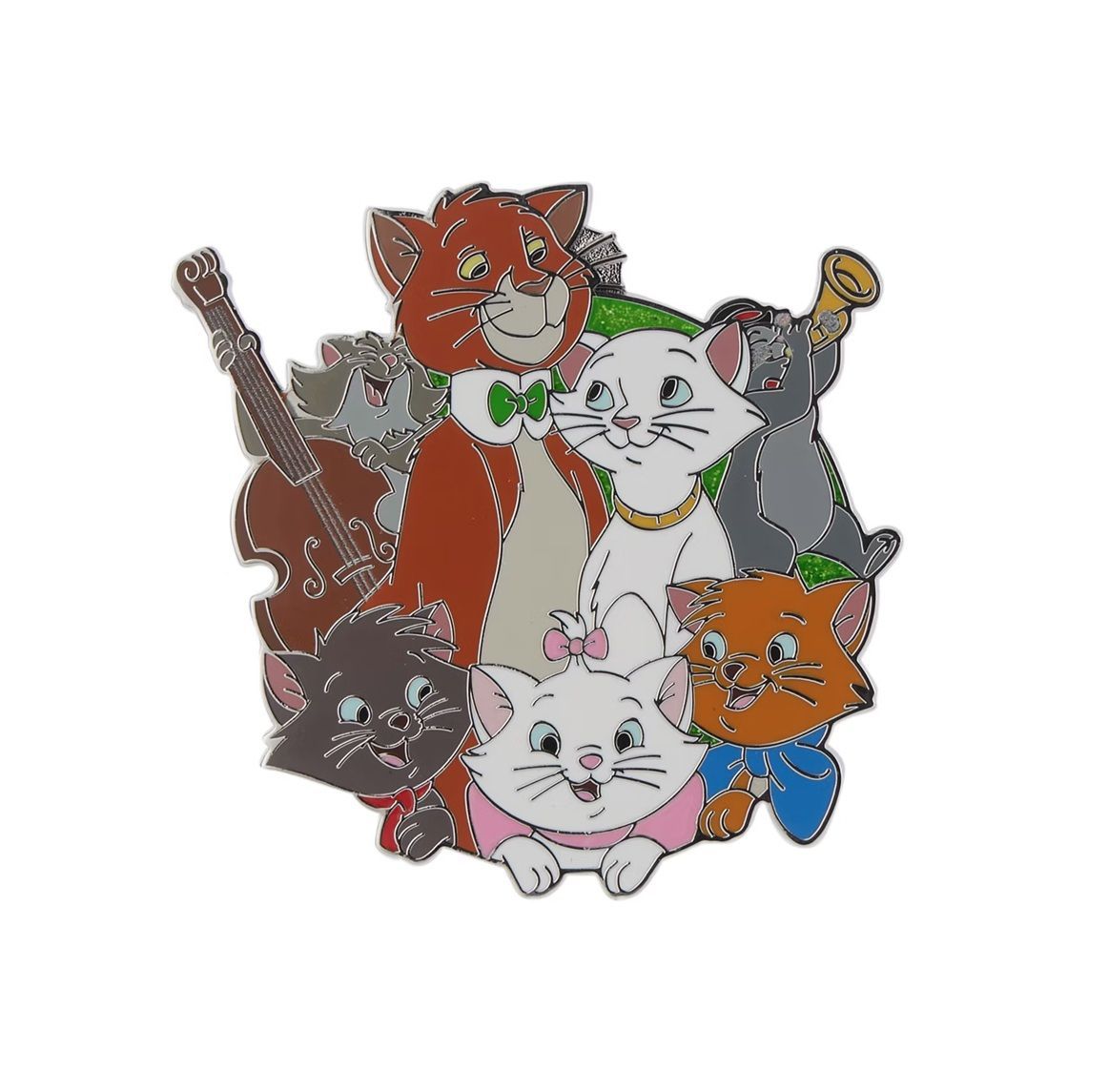 The Aristocats Cast Cluster Pin