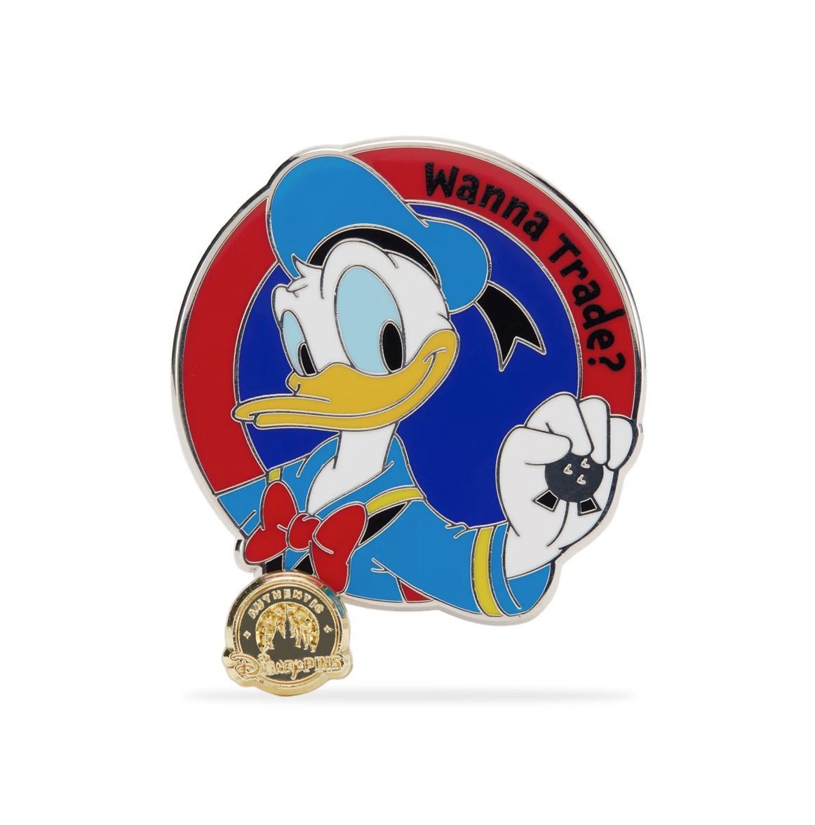Donald Duck 'Want to Trade?' Pin