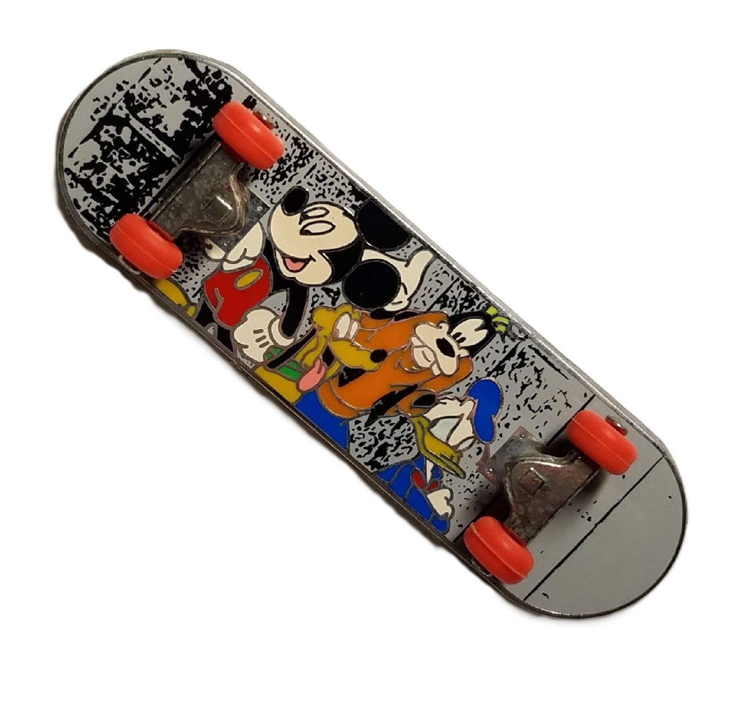 Mickey, Donald, Goofy and Pluto Skateboard pin
