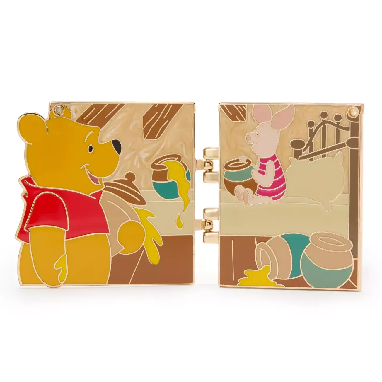 Disney Enchanted Doors - Winnie the Pooh and Piglet Hinged Pin - Limited Edition