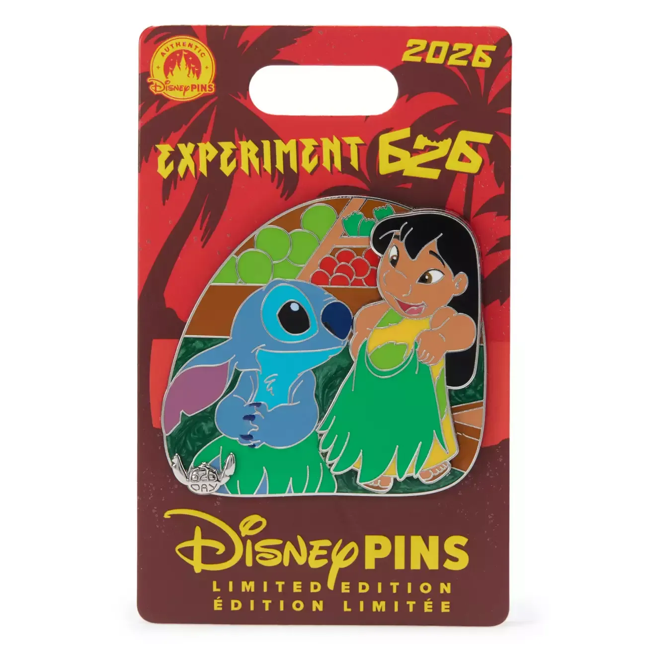 Lilo &amp; Stitch Experiment 626 2026 Limited Edition Pin
