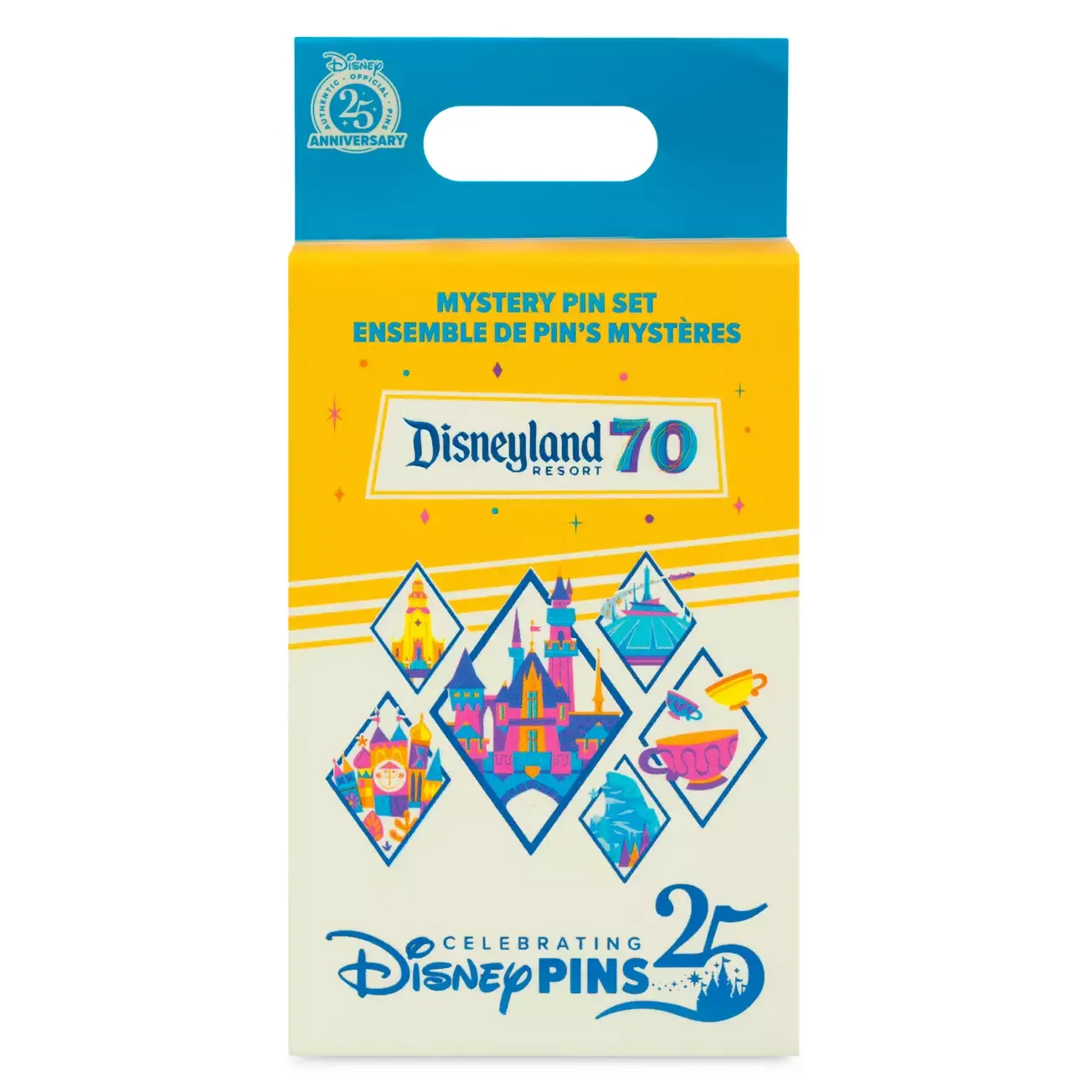 Disneyland 70th Anniversary - Mystery Pin 2-Piece Blind Pack
