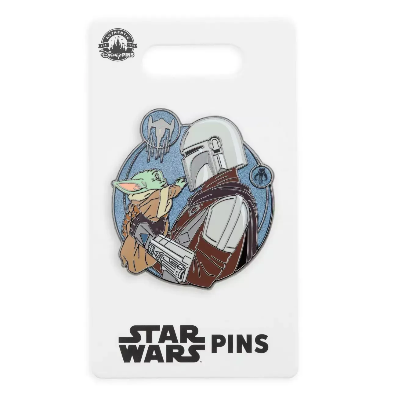 Din Djarin and Grogu Pin