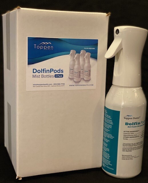 DolfinPods Misting Spray Bottles (4/box)