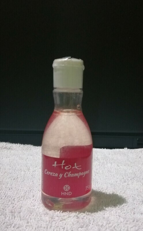 aceite hot cereza y champagne