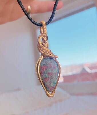 Ruby Fuchsite Necklaces