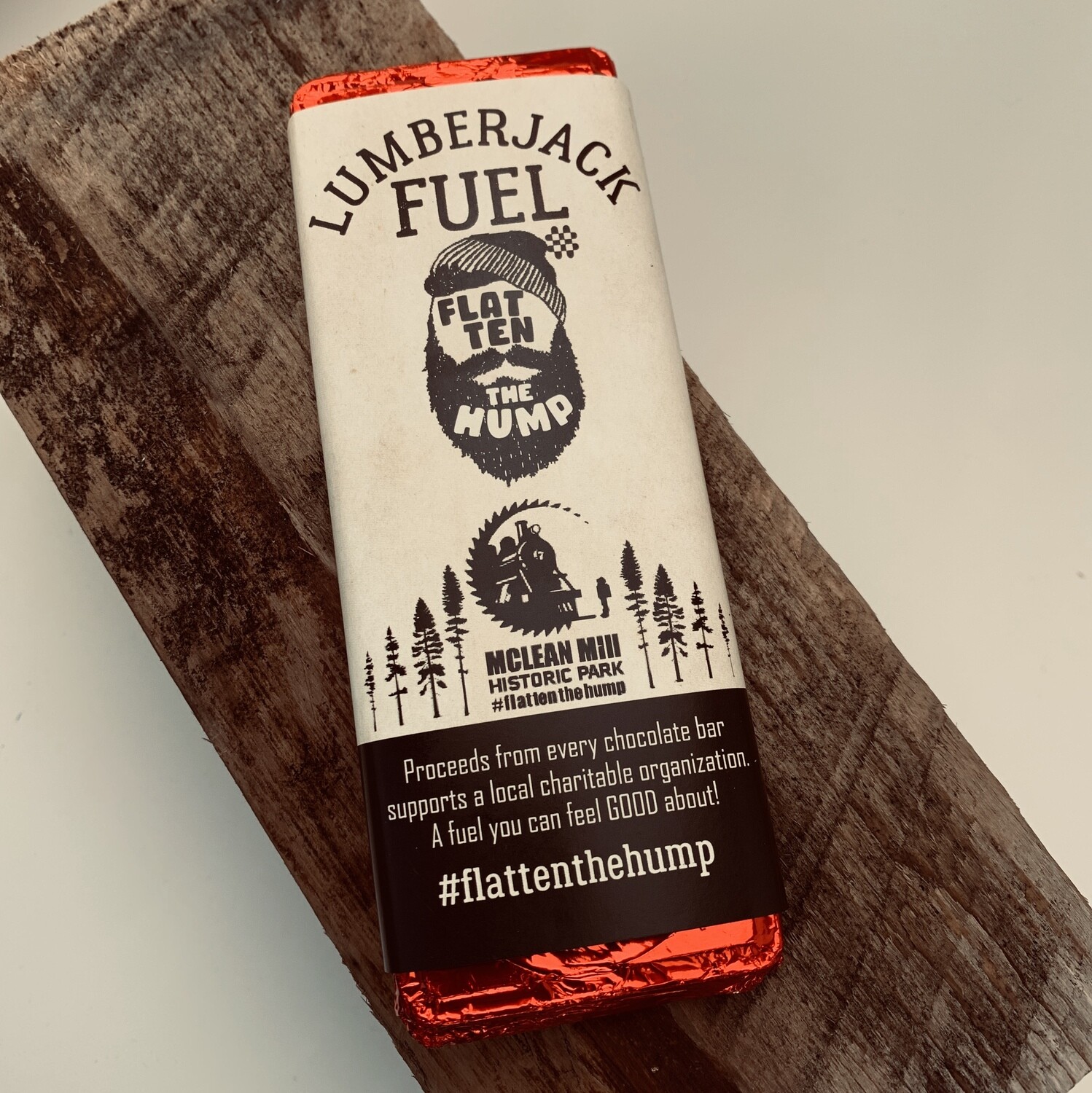 Lumberjack Fuel Special Edition Chocolate Fundraising Bar