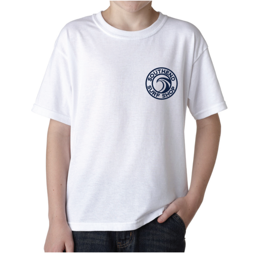 Youth Southend Surf Shop T-Shirt (WHITE)