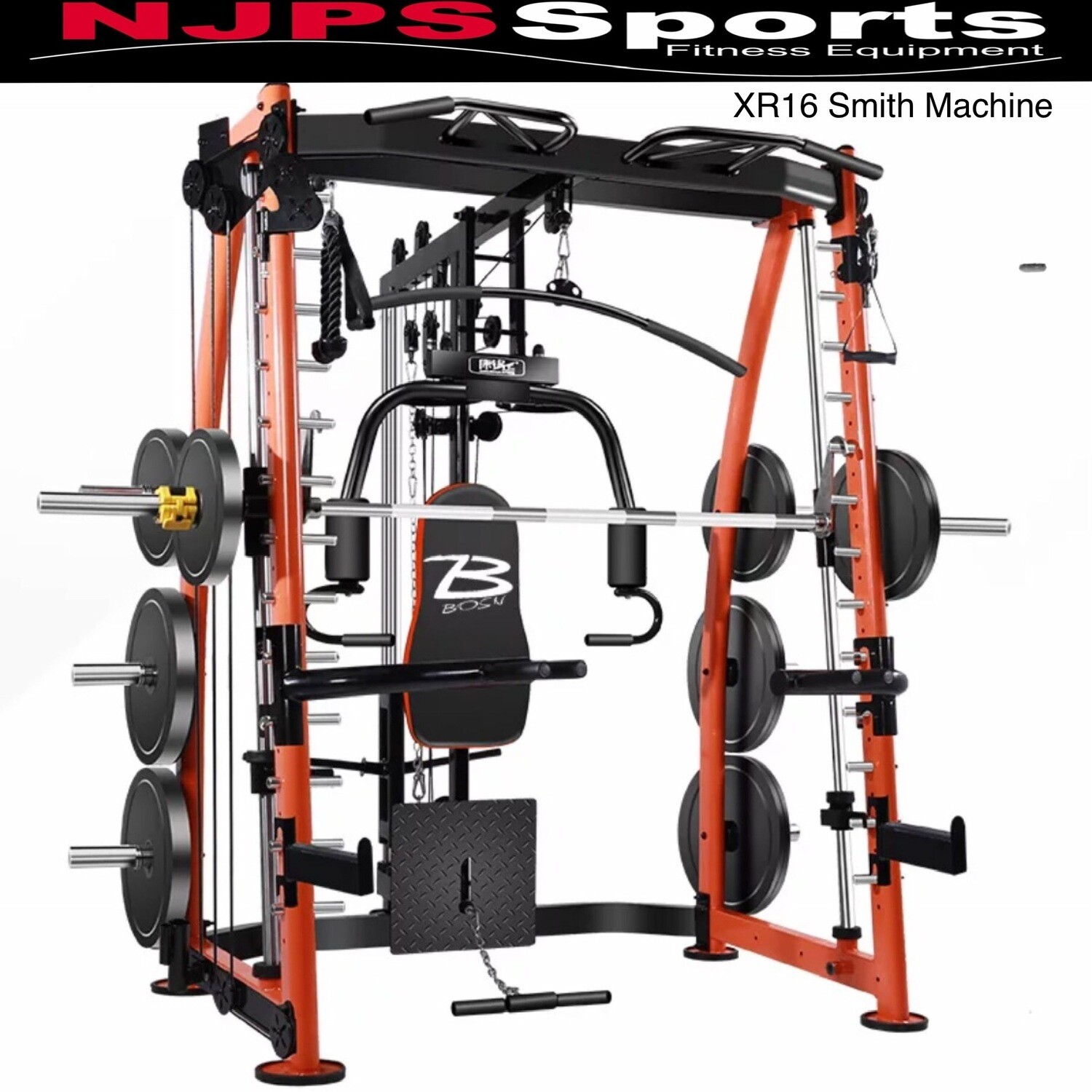 XR16 Plate Loaded Smith Machine w/Cable Crossover