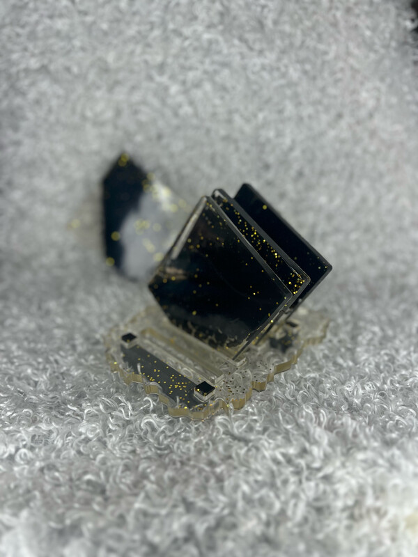 Black & Gold Coaster Set