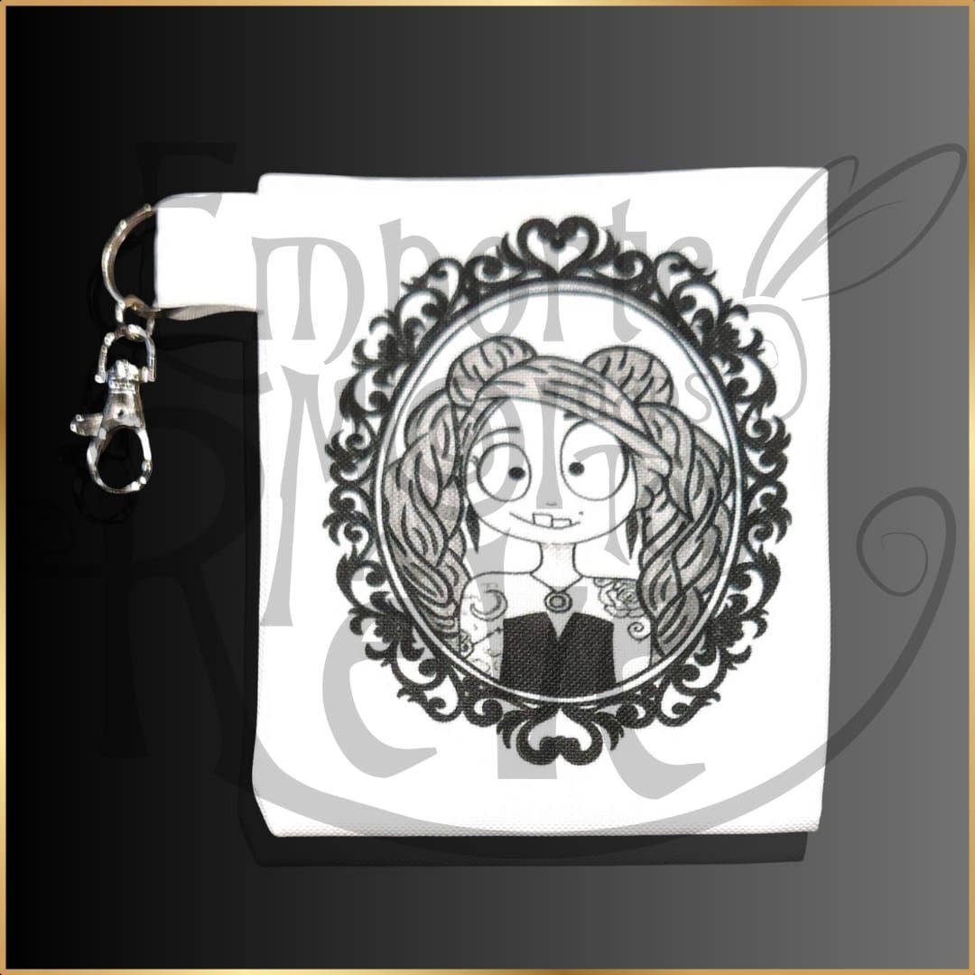 Pochette Médaillon Noir & Blanc