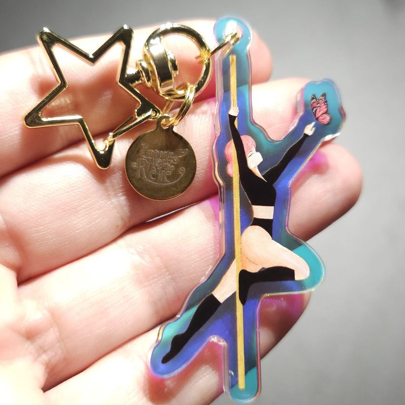 Porte-Clés Pole Papillon