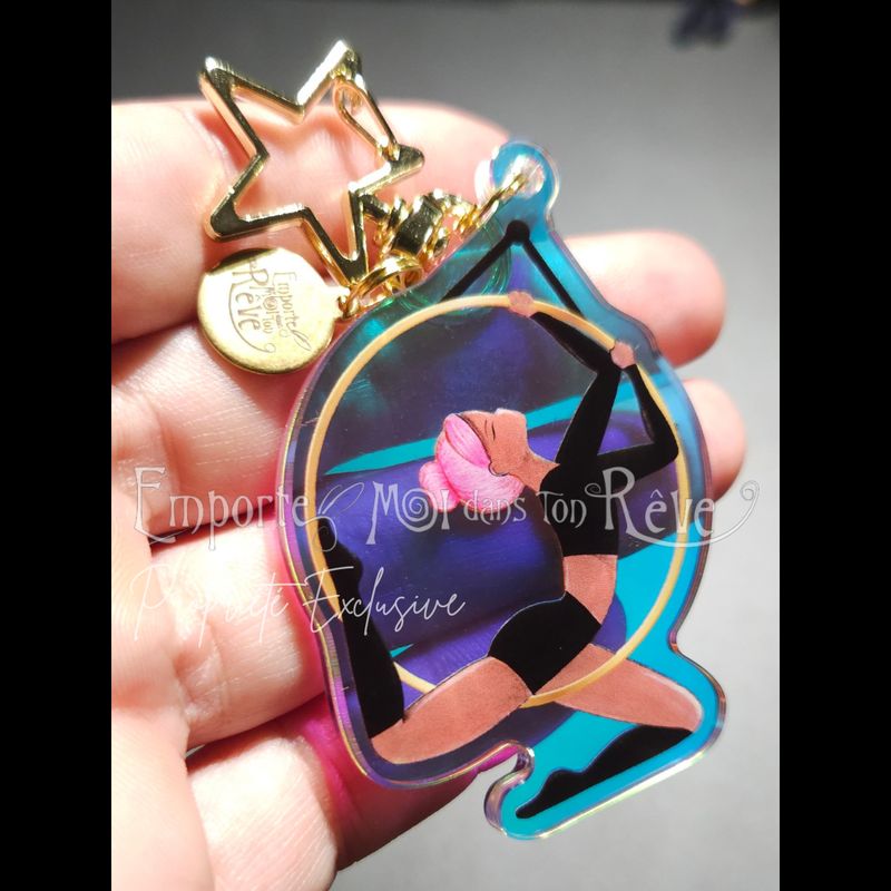 Porte-Clés Aerial Hoop "Tiana Circellus"