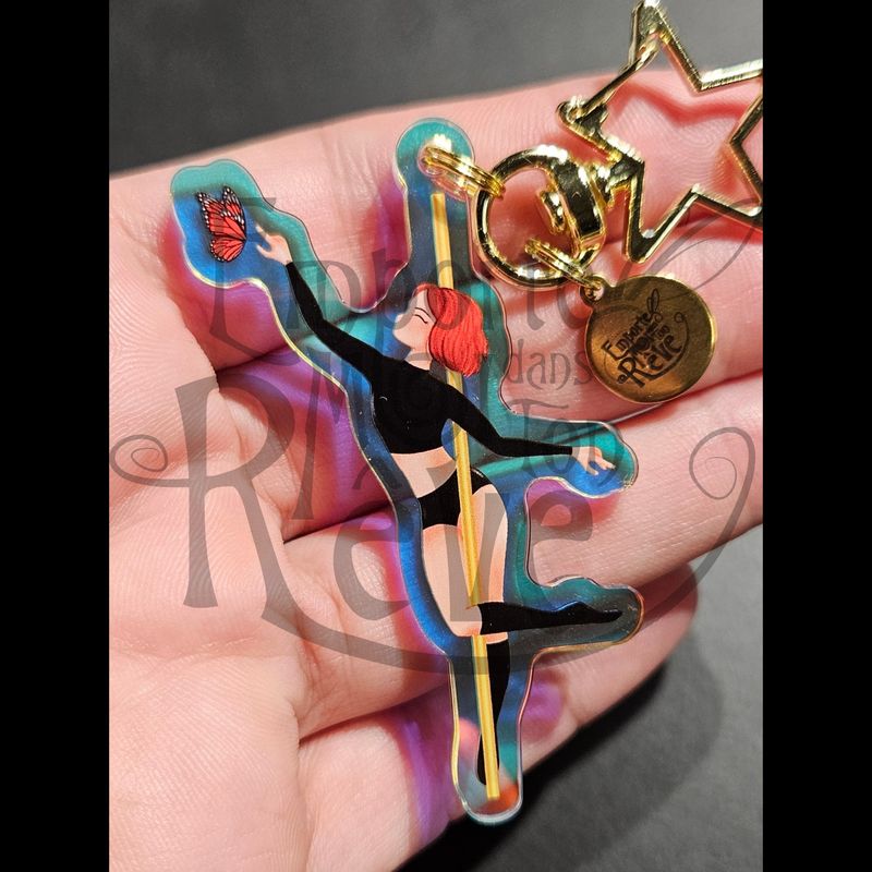 Porte-Clés Pole "Black Cherry"