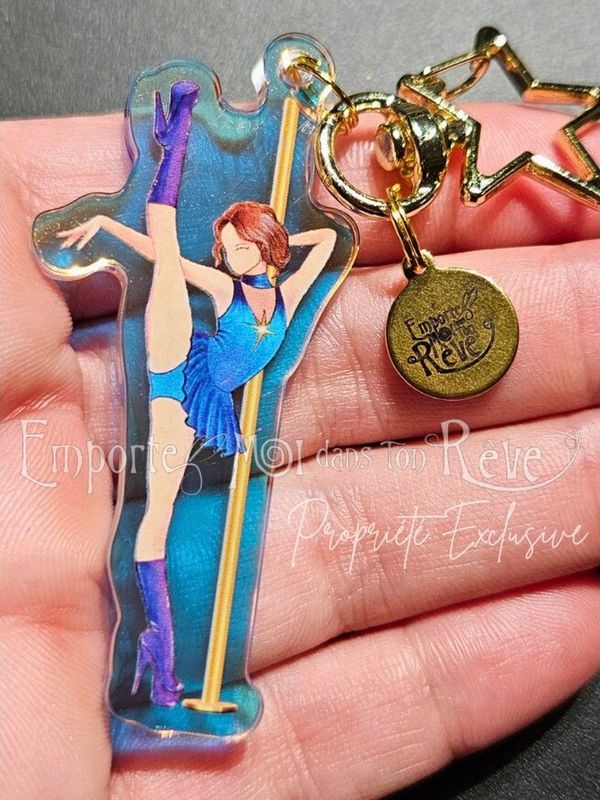 Porte-Clés Pole Exotique "Sailor Estrella Luna"