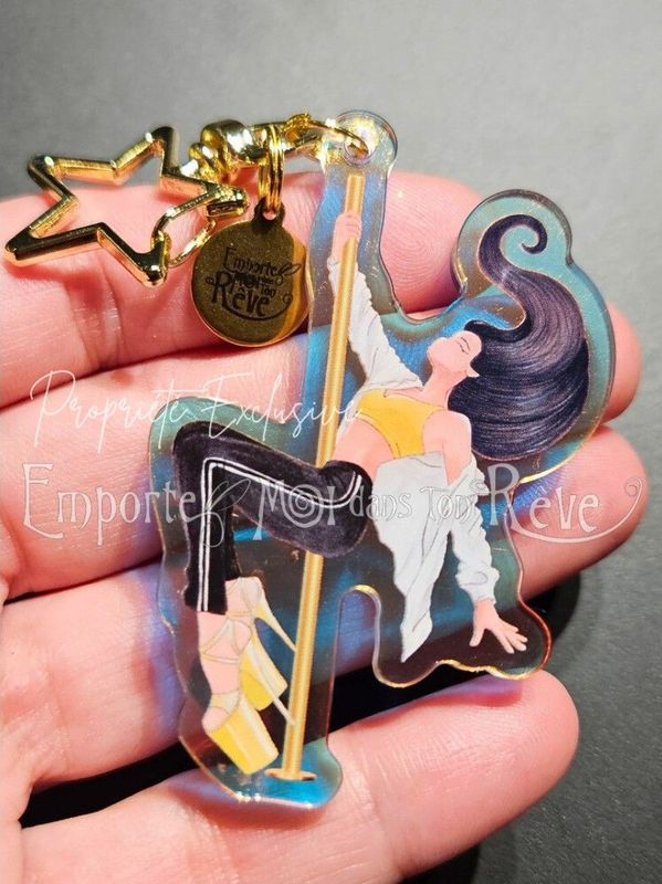 Porte-Clés Pole Exotique "Spicy Mimi"