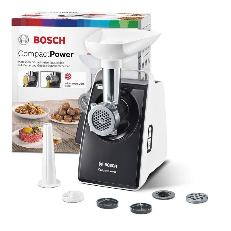 Meat mincer, CompactPower, 1600 W, Black  مفرمة لحمه بوش  -1600 وات