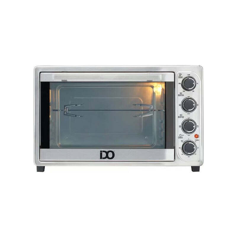 فرن كهرباء ٥٠ لتر ٢٠٠٠ وات استنلس اى دو مزود بمروحه زجاج دبل