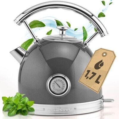 ProfiCook Water kettle vintage PC-WKS 1192 anthracite