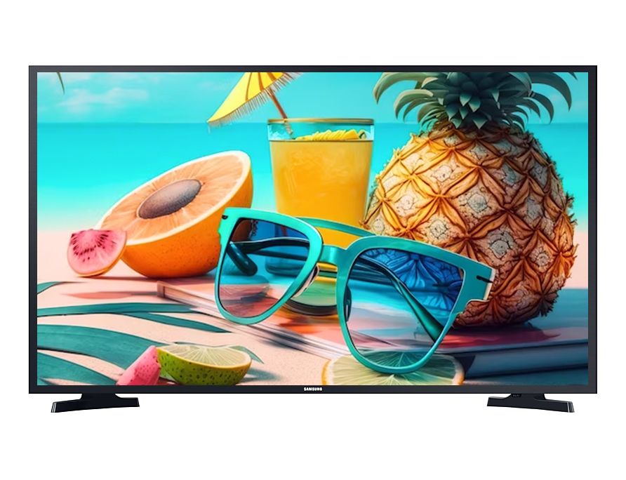 تلفزيون سامسونج سمارت 43 بوصة  مع ريسيفر مدمج - لون اسود - HD Led