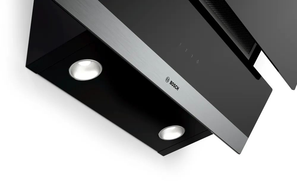 Serie 2, Cooker Hood, Glass Black Printed 90 cm