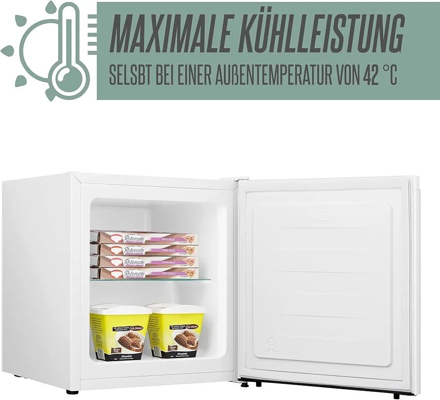 Heinrichs Mini Freezer 34 L Small Compact Quiet – HGB 4088 W