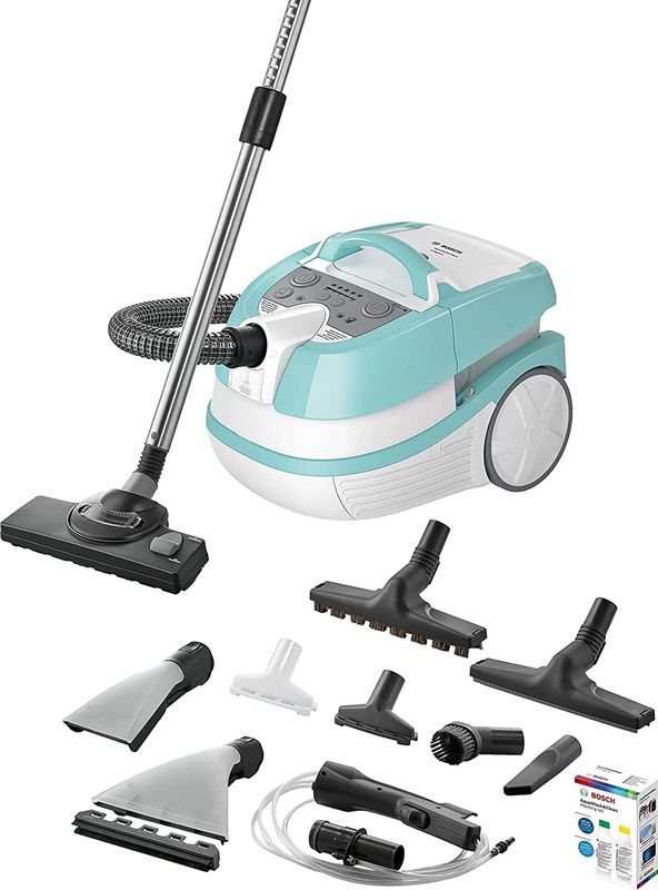 Bosch Series 4 Wet &amp; Dry Multi Functional Wet &amp; Dry Vacuum Cleaner 2100 W Motor - Washes Carpets, Vacuums Liquids, Vacuums all types of floors - BWD420HYG