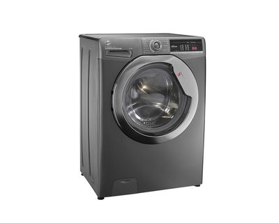 غسالة ملابس هوفر 8 كيلو فضي بخار