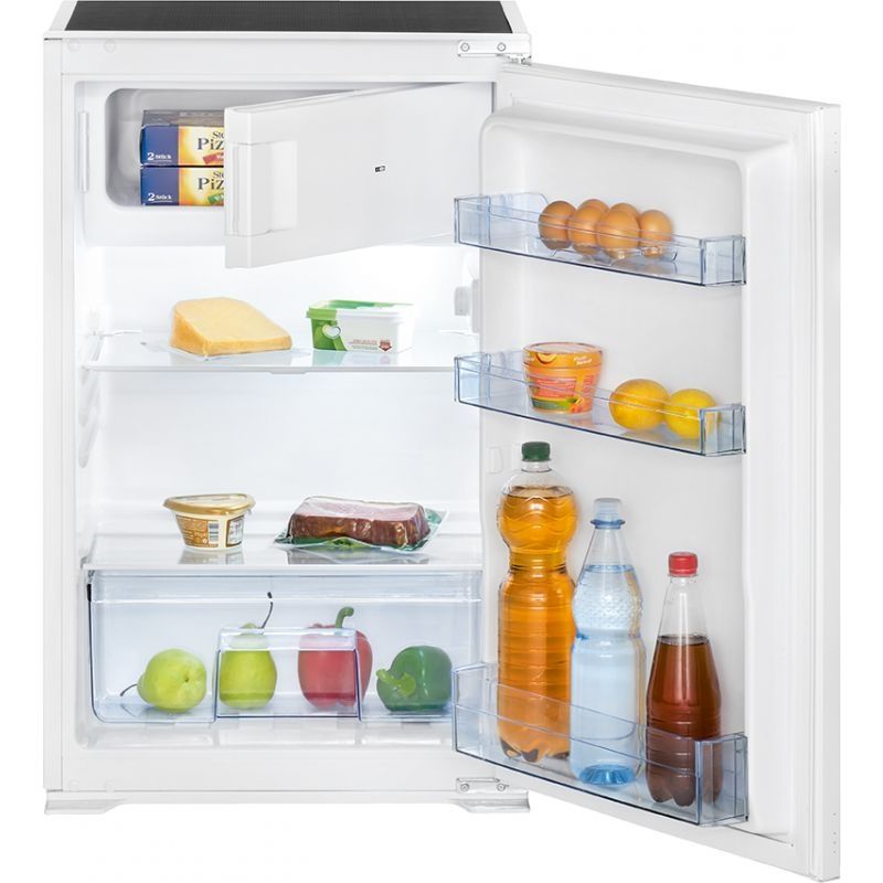 Built-in 118L White Bomann KSE 7810 refrigerator with freezer