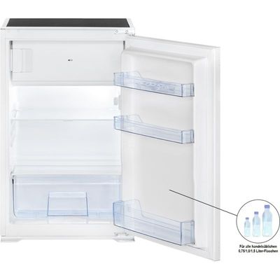Built-in 118L White Bomann KSE 7810 refrigerator with freezer