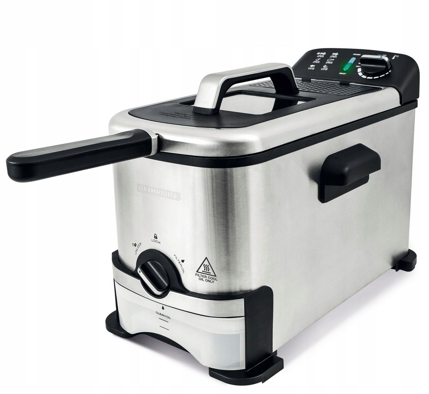 Deep Fryer with Enamel Coated Interior