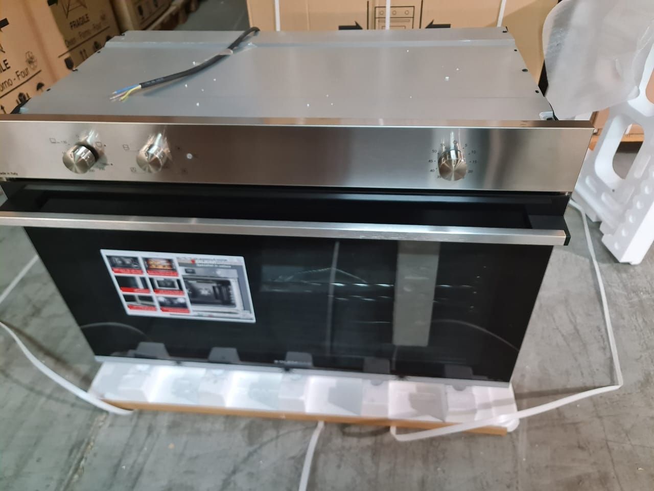 Gleam gaz oven  built-in gas grill 90 cm GFR9W1IX 