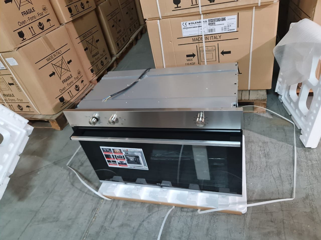 Gleam gaz oven  built-in gas grill 90 cm GFR9W1IX 