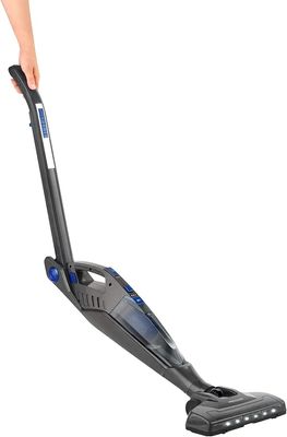 ProfiCare® PC-BS 3035 Cordless Vacuum Cleaner, Handheld and Floor Vacuum Cleaner, Bagless, Battery Life up to 40 Minutes, HEPA Filter, Rotating Floor Brush with LED Lighting, for All Surfaces  
