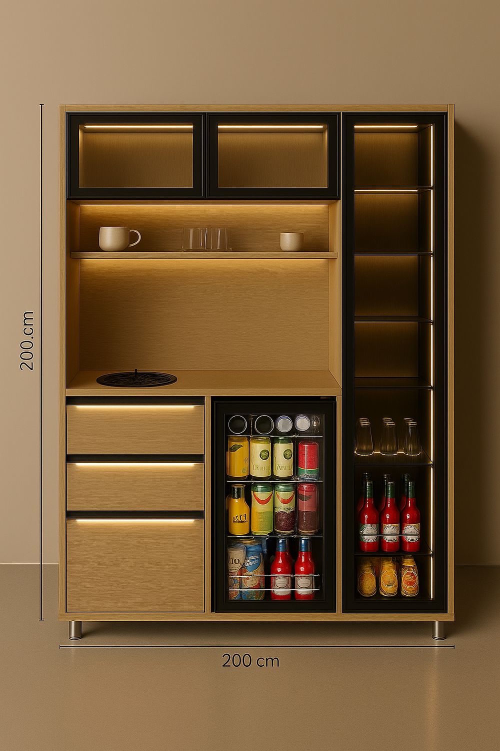كوفي كورنر موديل ايليت Elite Coffee by El Solimanya – قهوة النخبة عرض ٢ متر وارتفاع ٢ متر بوحدات زجاجيه
