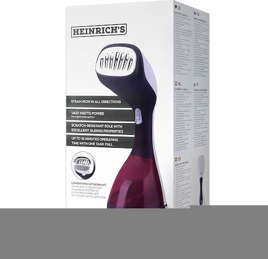 Heinrich&#39;s Heinrichs Germany Steamer Hand 1400W White