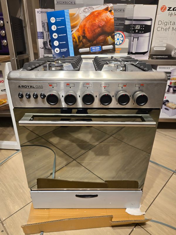 بوتاجاز رويال جاز كريستال كاست ٦٠ سم أمان كامل بالمروحه أوكر بكاليت أستنلس مط مكونات إيطالي بوتاجاز رويال جاز كريستال كاست ٦٠ سم أمان كامل بالمروحه أوكر بكاليت أستنلس مط مكونات إيطالي