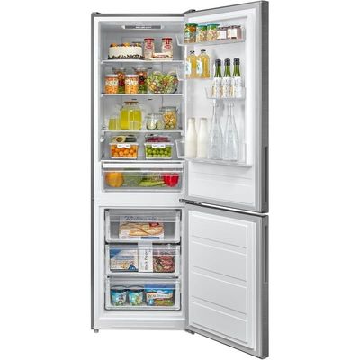 ثلاجة ميديا نوفروست، 310 لتر، فضي - MDRB424FGN46