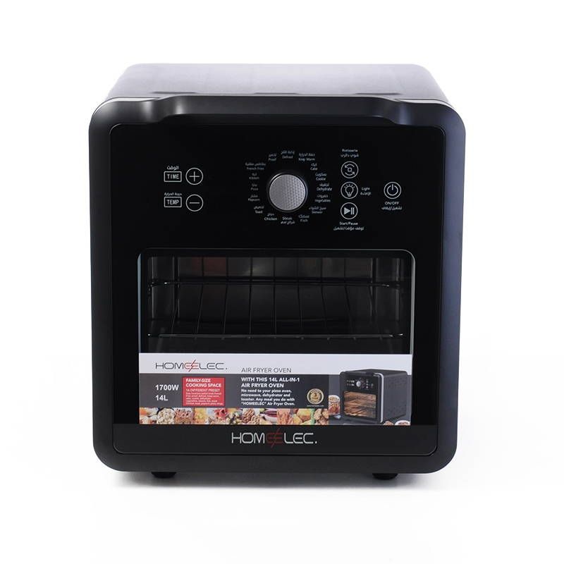 قلاية هوائيه هوم إلك ١٧٠٠ وات ١٤ لتر أستنالس ستيل ديجيتال ١٦ وظيفه