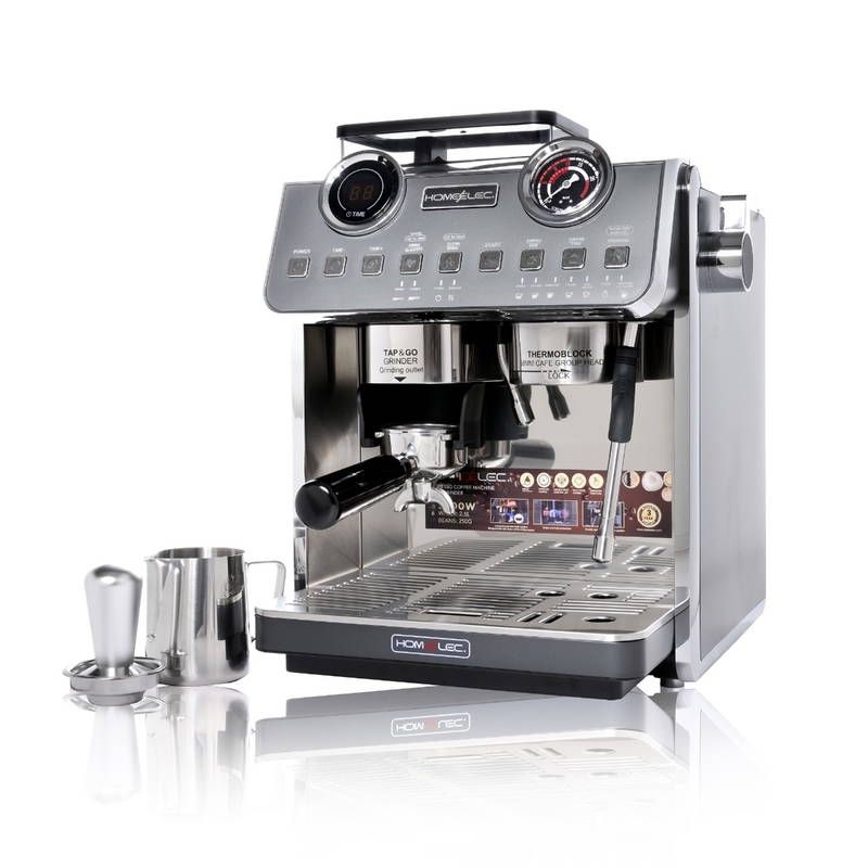 ماكينة قهوة اسبريسو هوم إلك 2800 واط ديجيتال بالمطحنة