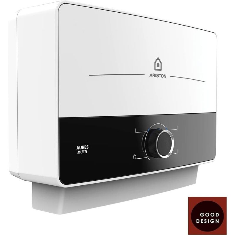 سخان مياه فورى اريستون، 9.5 كيلو وات، ابيض - AURES SM 9.5