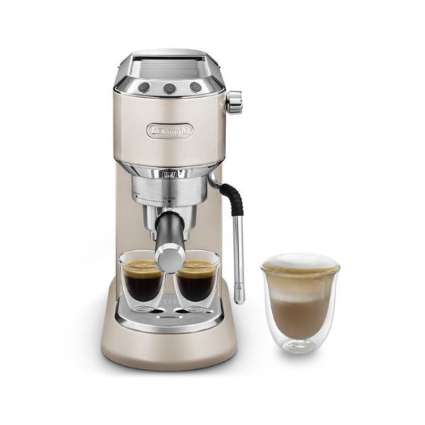 EC885.BG ماكينة قهوة اسبريسو ديديكا آرتي من ديلونجي مع فوهة رغوة الحليب - بدراع برو - بيج